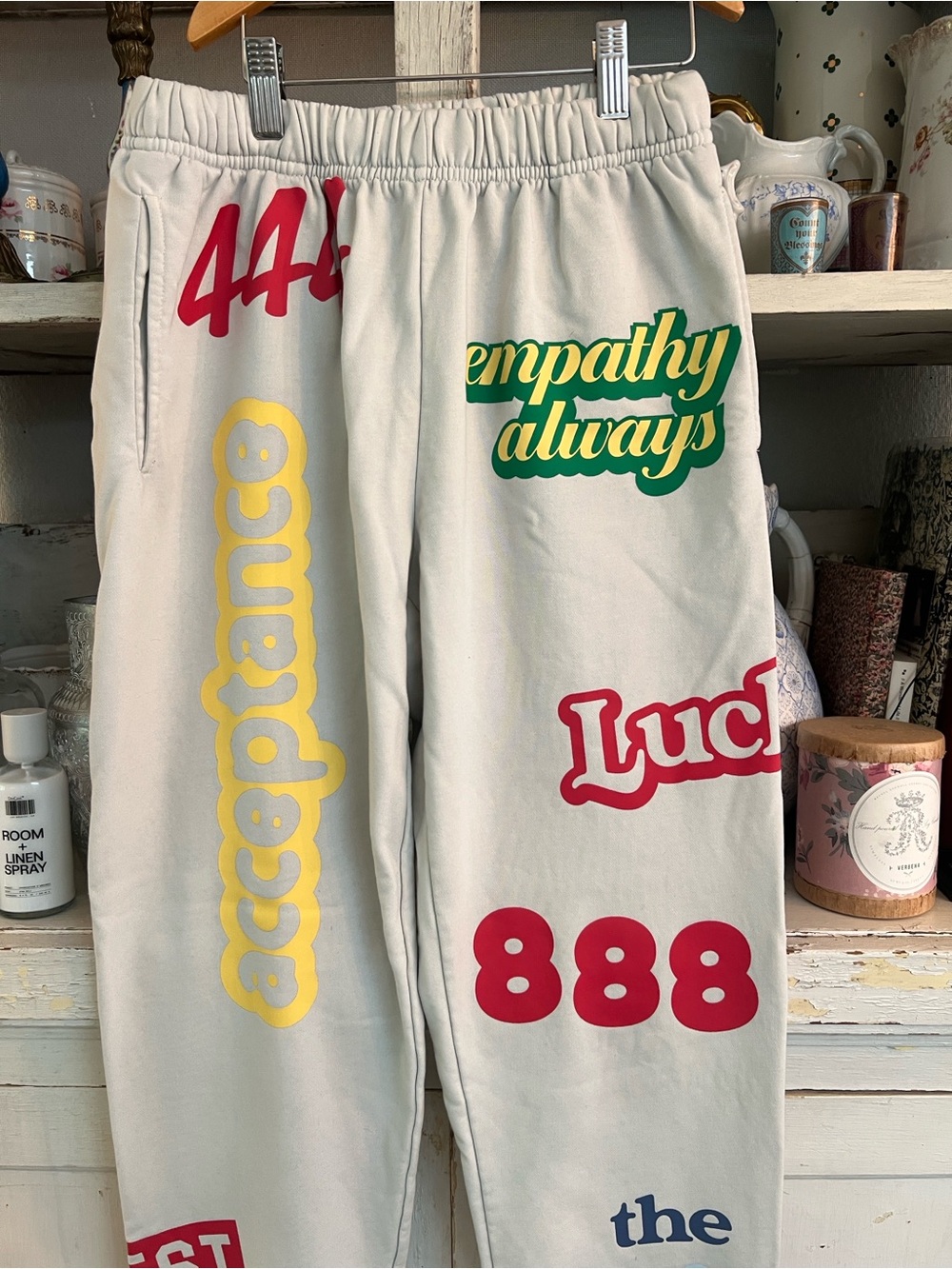 Wayfair Trendy Affirmation Sweatpants Size S - Picture 3 of 7